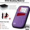 BKNOOU Passport Holder Family Rfid Blocking Travel Document Organizer,Travel Passport Wallet Waterproof Multiple Passport Holder for Traveling,Passport Organizer for Men Women - Image 2