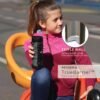Elemental Iconic Kids Water Bottle with Straw Lid & Stress Relief Pop It Handle, Leak-Proof When Closed, Triple Insulated Kids Stainless Steel Water Bottle For Girls and Boys, 14oz - Black Camo - Image 5