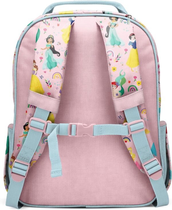 Simple Modern Medium Disney Toddler Backpack for School Girls and Boys | Kindergarten Elementary Kids Backpack | Fletcher Collection | Kids - 15" tall | Princess Rainbows - Image 2