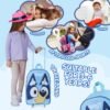 Bluey Children’s Luggage Suitcase - Foldable Trolley Bag 39 x 27cm 2 Wheels Extendable Handle - Travel Bag with Wheels - Image 5