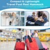 Airplane Bed for Toddler, Airplane Travel Bed Seat Extender with Magnetic Folding Puzzle, Airplane Leg Rest for Kids to Lie Down, Baby Travel Essentials for Flying Sleeping,Grey - Image 7