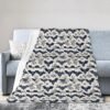 (Bat Pattern) Print Fall Throw Blanket Personalized Soft Flannel Blanket for Bed Couch Sofa, Blanket for Lightweight Fuzzy Cozy Blankets for Travel Office Home 60"X50"