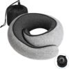 Travel Pillow Neck Pillow 2024, Memory Foam Neck Pillow Airplane, 360° Travel Neck Pillow Soft Neck Pillow for Traveling, Portable Travel Pillows for Airplanes Offices and Cars - Image 9