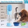 Portable Dog Travel Water Bottle with Water Dispenser Kit: Hydrate, Nourish, and Tidy Up with Ease on Your Pet's Outdoor Adventures - Travel Water Dispenser, Food Container, and Poop Bag All-in-One. - Image 6