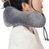 Memory Foam Travel Pillow, Neck Pillow with 360-Degree Head Support, Comfortable and Lightweight, Ideal for Sleeping on Airplane, Car, Train, Bus and Home Use, Comes with Storage Bag (Grey) - Image 6