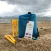 Outdoor Blanket (71" x 55") -Compact, Lightweight, Sand Proof Pocket Blanket Best Mat for The Beach, Hiking, Travel, Camping, Festivals with Pockets, Loops, Stakes, Carabiner - Image 6