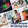10 Pcs Christian Water Bottles Bulk Religious Aluminum Sports Water Bottles with Snap Lids Multicolor Outdoor Leakproof Reusable Water Bottles for Gym Travel Camping Gym Hiking Fishing - Image 7