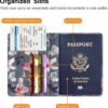 Fintie Passport Holder, Slim Travel Wallet RFID Blocking Card Case Cover Passport Cover Protector Travel Essentials with Credit Card Slots for Women/Men - Image 2