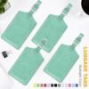 Travelambo 4 Pack Leather Luggage Tags for Suitcases Travel Tags - Image 4