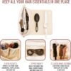 Hair Tools Travel Bag and Heat Resistant Mat for Flat Irons, Straighteners, Curling Iron, and Haircare Accessories, 2-in-1 design, with Interior Pockets, Portable Organizer - Image 6