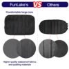 2-in-1 Airplane Footrest Pillow - Inflatable Travel Foot Hammock & Cushioned Foot Pad for Ultimate Comfort on Flights, Travel Accessories, Portable Foot Rest for Flights - Image 4
