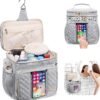 Large Toiletry Bag for Women Men,Bathroom Bag,Water Resistant Portable Shower Caddy for College Dorm,Hanging Toiletry Bags for Traveling,Gym Camping Cruise Ship Travel Essentials Shower Bag - Image 2