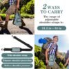 Water Bottle Holder with Strap, 32/40oz Water Bottle Bag Crossbody Insulation Water Bottle Holder with Adjustable Shoulder Strap, 4 Pockets for Walking,Camping,Hikingand Fishing - Image 6