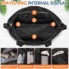HUANLANG Travel Duffel Bag Carry On Tote Bags for Women,Weekender Overnight Bag with Shoes Compartment,Sports Tote Gym Bag - Image 4