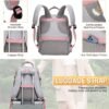 Large Travel Backpack for Women, 40L Carry On Backpack Airline Flight Approved with USB Charging Port Shoes Compartment, Personal Luggage Backpack Casual Daypack 15.6 Inch Laptop Backpack - Image 6