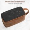 Travel Toiletry Bag for Men, Hanging Toiletry Organizer, Water Resistant Shaving Kit with Large Capacity for Travel Accessories (Black) - Image 5