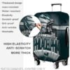 Philadelphia City Luggage Cover, Football Team Suitcase Cover for Luggage Protector Cover for Travel Business Vacation Fits 18-20 Inch Luggage - Image 2