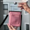 Travel Water Bottle | Flat Water Bottle With Strap | Leak Proof Slim Water Bottles For Travel | BPA Free Water Flask | Ultimate Square Water Bottle With Sleve 18 oz (Rose Pink) - Image 7