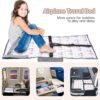 Toddler Airplane Bed, Airplane Seat Extender for Kids, Portable Toddler Bed, Baby Airplane Travel Essentials for Kids, 31.1x17.3in Foldable, Comfortable, Waterproof, Durable and Safe - Image 2