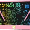 LCD Writing Tablet for Kids 12 Inch, Kids Learning Toys Drawing Pad for Girls Boys, Erasable Doodle Board for Toddlers 3 4 5 6 7 8 Year Old Travel Essentials, Christmas Birthday Gift for Kids
