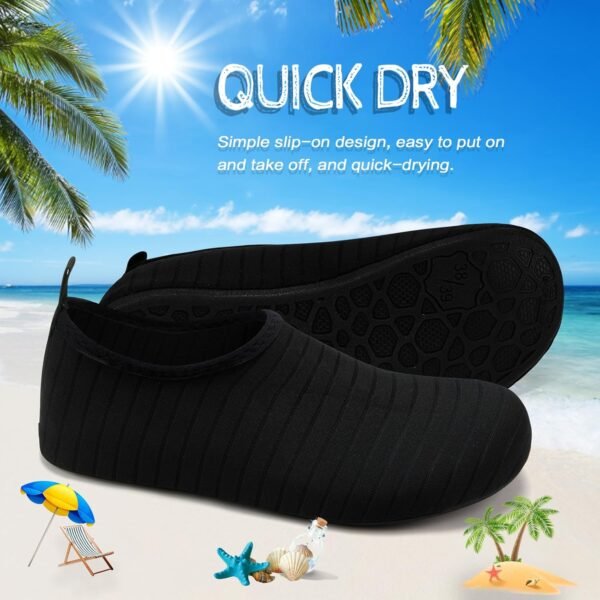 ANLUKE Water Shoes Barefoot Aqua Yoga Socks Quick-Dry Beach Swim Surf Shoes for Women Men - Image 6