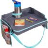 J.L. Childress 3-in-1 Travel Tray & iPad Tablet Holder, Car Seat Lap Tray for Toddlers & Kids, Grey/Teal - Image 6