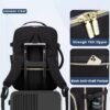 LOVEVOOK Carry On Backpack Women Men as Personal Item Flight Approved, 40L Luggage, 17.3inch Large Daypack Laptop Waterproof Outdoor Sports Travel with 3 Packing Cubes, Black - Image 7