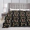 (Cute Brown Cartoon Owls) Print Fall Throw Blanket Personalized Soft Flannel Blanket for Bed Couch Sofa, Blanket for Lightweight Fuzzy Cozy Blankets for Travel Office Home 50"X40" - Image 6