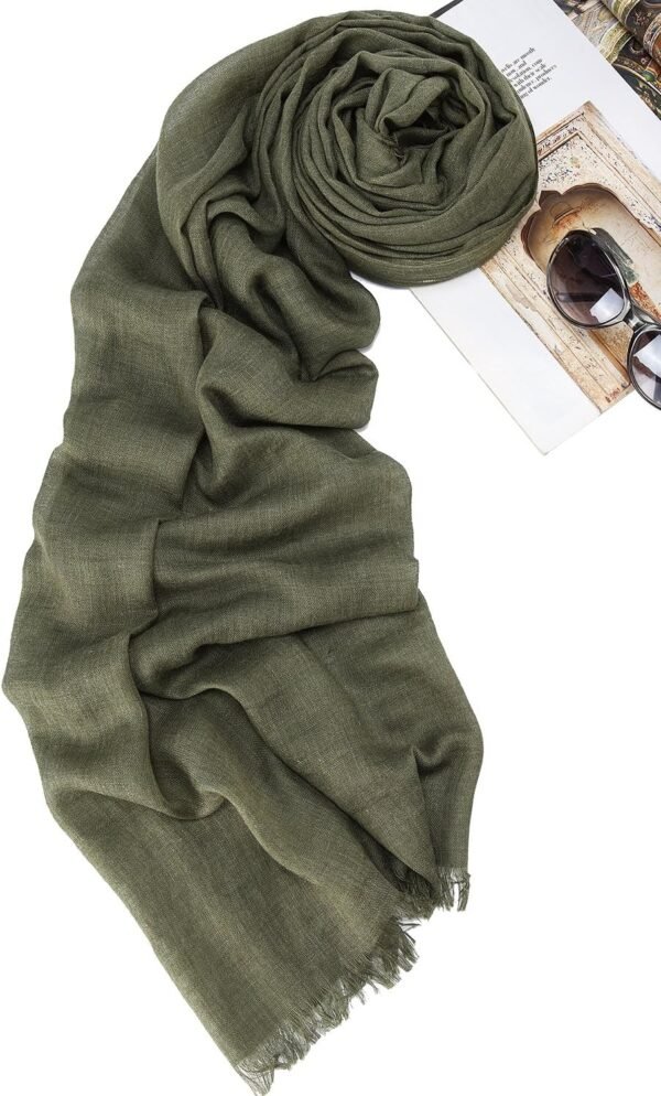 Premium Women Extreme Soft Scarf Wrap Shawl For Any Season, Super Size, Rich Color Choice - Image 4