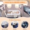 Inflatable Airplane Bed for Kids, Portable Toddlers Airplane Blow Up Bed for Travel, Baby Airplane Mattress with Hand Pump, Toddler Airplane Travel Essentials - Image 5