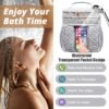 Large Toiletry Bag for Women Men,Bathroom Bag,Water Resistant Portable Shower Caddy for College Dorm,Hanging Toiletry Bags for Traveling,Gym Camping Cruise Ship Travel Essentials Shower Bag - Image 3