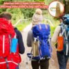 10 Pack Collapsible Water Bottles,Reusable Drinking Water Bags with Carabiner Clip,480ml Travel Water Bottle,Leak Proof Water Bottles for Camping,Hiking Travel,Gym,Sports,Biking,BPA Free - Image 5
