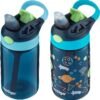 Contigo Kids Water Bottle with Redesigned AUTOSPOUT Straw, 14oz., 2 Pack, Blueberry and Blue Raspberry & Blueberry and Blue Raspberry with Cosmos - Image 3