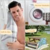 2 Pack Travel Cotton Blanket Twin Size Breathable Cozy Airplane Keep Warm Compact Vacation Essentials Car Camping Quick Dry Beach Sand Free Towel (Pine Green and Burgundy Red) - Image 4