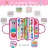 Freebear Busy Board Toddler Travel Toys Quiet Book Sensory Toys for Toddlers 1 2 3 4, Montessori Toys for Toddler Activities Board, Educational Toys for 3 4 Year Old Girls Boys Gift, Princess - Image 3