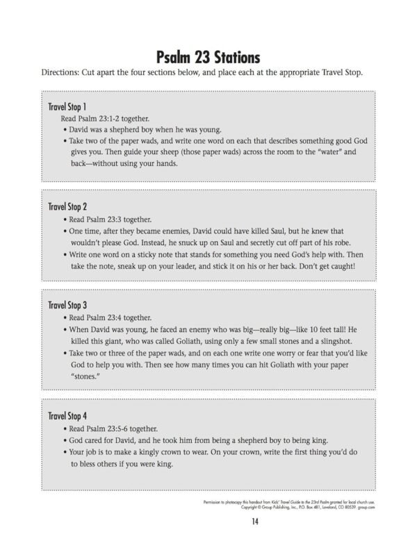 Kids' Travel Guide to the 23rd Psalm - Image 10