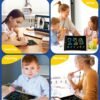 bravokids 2 Pack LCD Writing Tablet with Stylus, 8.5 inch Colorful Doodle Board Drawing Pad for Kids, Travel Games Activity Learning Toys, Birthday Gift for Age 3 4 5 6 7 8 Year Old Boys Girls - Image 4