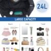 Oversized Waterproof Sandproof Beach Bag with Pockets for Travel, Gym, Swim and Beach Essentials - Image 5