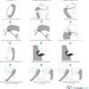 Travelrest Ultimate Travel Neck Pillow-Ergonomic, Patented and Adjustable for Airplanes, Cars, Buses, Trains, Office Napping, Camping, Wheelchairs (Rolls up Small) - Image 7