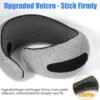 Travel Pillow Neck Pillow 2024, Memory Foam Neck Pillow Airplane, 360° Travel Neck Pillow Soft Neck Pillow for Traveling, Portable Travel Pillows for Airplanes Offices and Cars - Image 3
