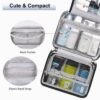 CUBETASTIC Toiletry Bag for Men, Hanging Travel Bag for Toiletries, Water-Resistant Dopp Kit for Traveling Portable Large Shaving Kit Bag with Compartment, College Dorm Room Essentials, Black - Image 5