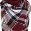 Women's Plaid Blanket Winter Scarf, Warm Cozy Tartan Wrap Oversized Shawl Winter Scarves for Women - Image 2