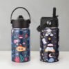 12oz Kids Insulated Water Bottle,Double Wall Vacuum Tumbler,18/8 Stainless Steel Leak Proof Kids Cups with Straw,Metal Water Bottle for School Boys Girls,Underwater World and Sleep - Image 6
