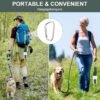 Portable Dog Water Bottle 20oz, Dog Water Dispenser with Food Container & Poop Bag Holder,BPA-Free Food Grade Leak Proof Dog Cat Travel Drink Bottle Bowl, Pet Outdoor Drinking Cup Dog Gift - Image 5