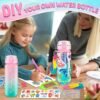EDsportshouse Decorate Your Own Water Bottle Kits for Girls Age 4-6-8-10,Mermaid Painting Crafts,Fun Arts and Crafts Gifts Toys for Girls Birthday Christmas(Mermaid) - Image 2