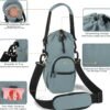 Water Bottle Holder with Strap, 32/40oz Water Bottle Bag Crossbody Insulation Water Bottle Holder with Adjustable Shoulder Strap, 4 Pockets for Walking,Camping,Hikingand Fishing - Image 3