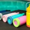 12oz Kids Water Bottle with Straw Lid | 100% Leak Proof | Insulated Stainless Steel Double Walled Thermos | BPA and Sweat free | Hot & Cold (Gray) - Image 5