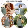 Laptop Backpack For Women Men Travel Backpack For College Work Teacher Backpack With Laptop Compartment College Backpacks For Women Anti Theft Backpack Green - Image 7