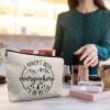 World Traveler Makeup Bag,Travelers Gift,Adventure Makeup Bag,Gifts For Women Who Like To Travel,I Haven't Been Everywhere But It's On My List - Image 3