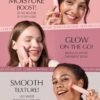 KAHI Wrinkle Bounce Multi Balm Facial Moisturizer | All-in-One Hydrating Lip Balm Eye Cream Neck Cream Make Up Base & Face Mist Moisture Balm Stick | Daily Face Moisturizer Stick (0.32 fl oz) - Image 6